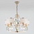 Подвесная люстра Eurosvet Zaffiro 10129/5 золото/прозрачный хрусталь Strotskis Smart