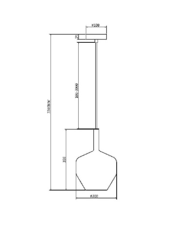 Подвесной светильник Maytoni MOD271PL-01B4