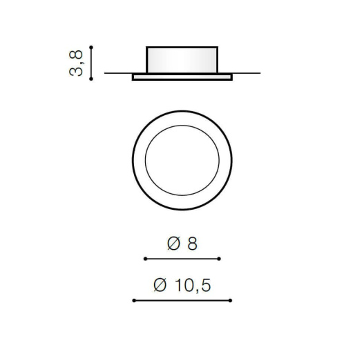 Встраиваемый светильник Azzardo Ibiza AZ1361