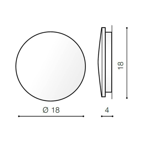 Настенный светильник Azzardo Ancona Wood M AZ2715