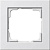 Рамка 1-постовая Gira E2 чисто-белый шелковисто-матовый 021122
