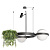 Подвесной светодиодный светильник Loft IT Jardin 10121/2 Dark grey