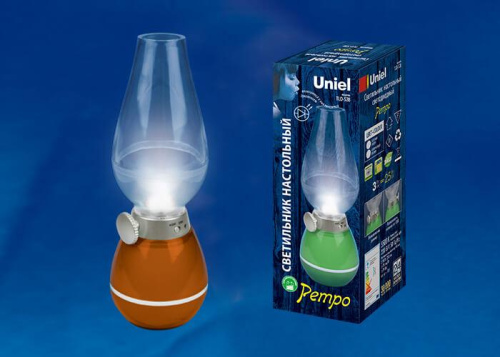 Настольная лампа Uniel TLD-538 Brown/LED/80Lm/5500K/Dimmer UL-00001503