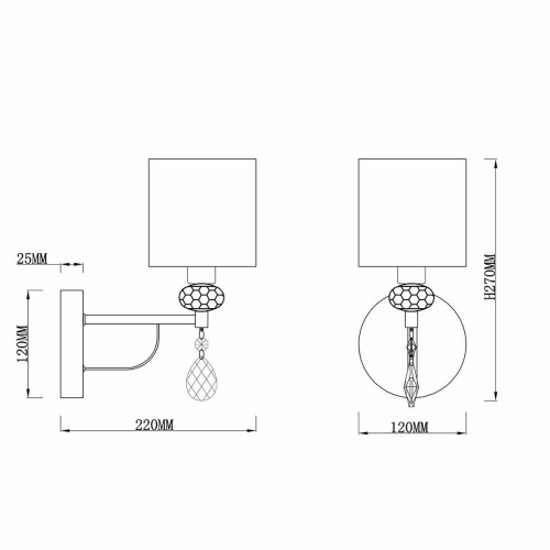 Бра Rivoli Flirt 3033-401 Б0037685