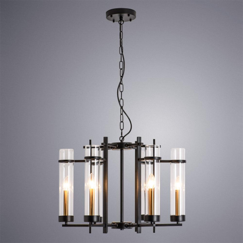 Подвесная люстра Arte Lamp Hugo A1688LM-6BK Подвесная люстра Arte Lamp Hugo A1688LM-6BK