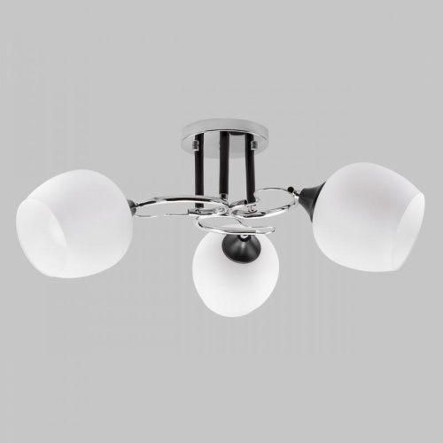 Потолочная люстра IMEX MD.3618-3-S-CH+BK Потолочная люстра IMEX MD.3618-3-S-CH+BK