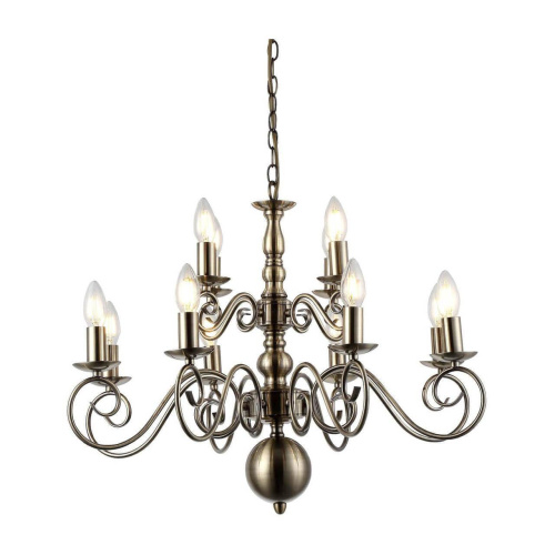 Подвесная люстра Arte Lamp A1129LM-12AB Подвесная люстра Arte Lamp A1129LM-12AB