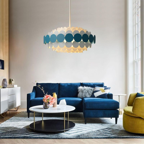 Люстра На Штанге Asola D80 Blue By Imperiumloft By Imperiumloft