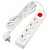 Удлинитель Uniel Ultra 4гн х 5м с/з S-GCU4-5B White UL-00010024