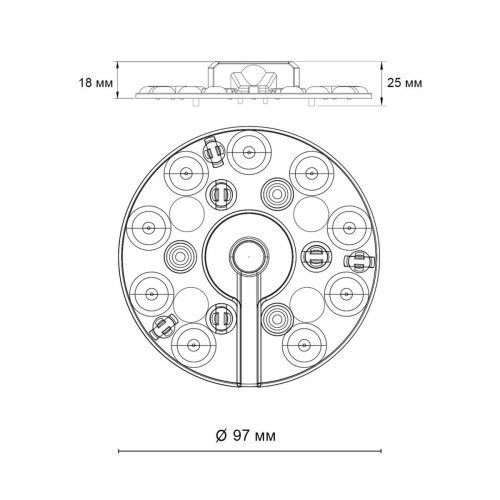 Светодиодный модуль Novotech Vax Vax 357732