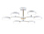 Люстра на штанге Ambrella light COMFORT FL516333