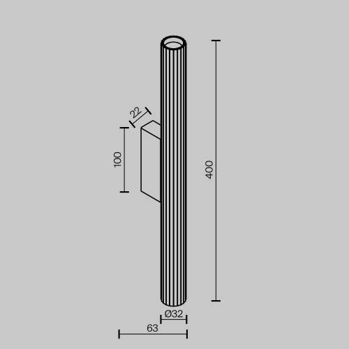 Настенный светильник (бра) Technical C082WL-12W2.7K-BS Настенный светильник (бра) Technical C082WL-12W2.7K-BS
