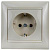 Розетка 2К+3 Legrand Valena 16A 250V с/з слоновая кость 774323