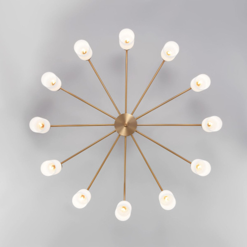 Потолочная люстра Eurosvet Vegga 70160/12 латунь Smart