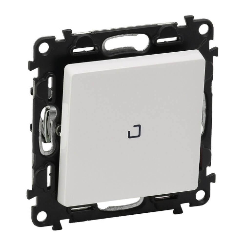 Переключатель одноклавишный Legrand Valena Life 10А 250В с подсветкой белый 752426