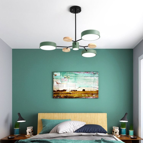Люстра На Штанге Meade 6 Lamps Grey By Imperiumloft