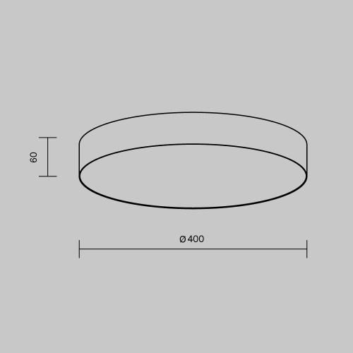Потолочный светильник Technical C032CL-45W3K-RD-W Потолочный светильник Technical C032CL-45W3K-RD-W