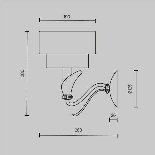 Бра Maytoni Lillian H311-01-G