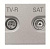 Розетка TV-R-SAT ABB Zenit серебро 2CLA225130N1301