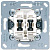 Выключатель жалюзи двухклавишный Jung 10А 250V 505KOVU5
