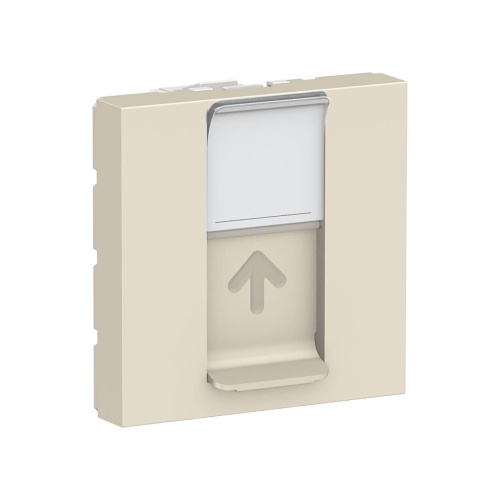 Лицевая панель RJ45 одиночная без коннектора Schneider Electric Unica Modular NU941144