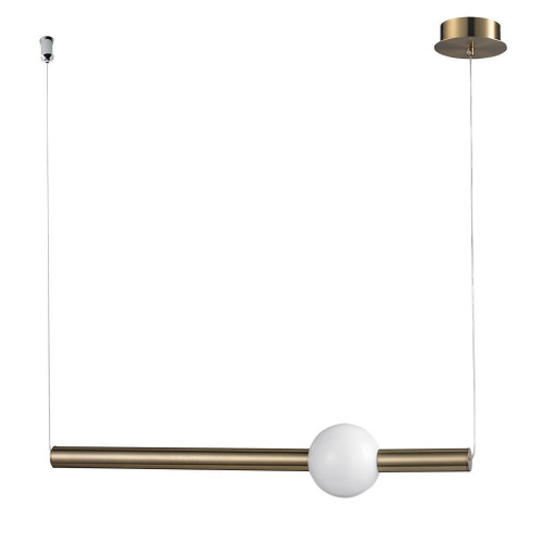 Подвесной светодиодный светильник Lumien Hall Greniya LH8023/1PC-GD-WT Подвесной светодиодный светильник Lumien Hall Greniya LH8023/1PC-GD-WT