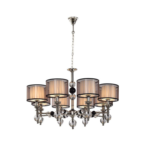 Подвесная люстра Lumien Hall Монелья LH1054/8H-NK-WT Подвесная люстра Lumien Hall Монелья LH1054/8H-NK-WT