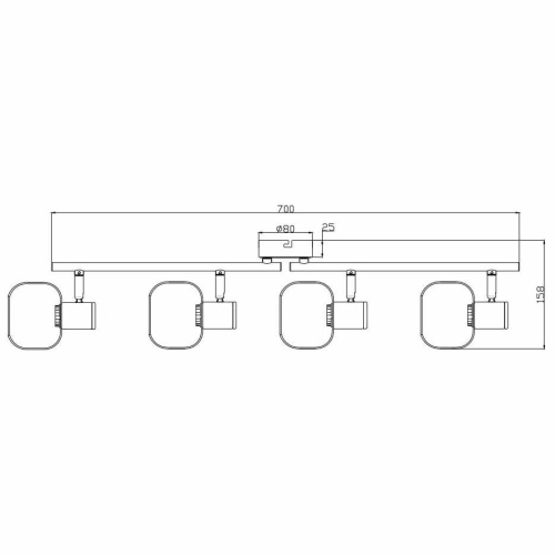 Спот Rivoli Kalisto 7025-704 Б0047094