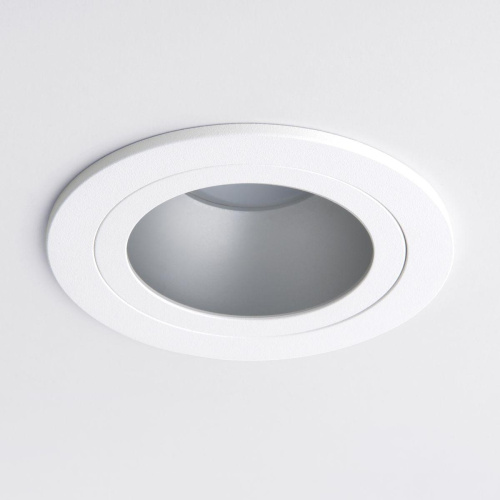 Встраиваемый светильник Elektrostandard 122 MR16 серебро/белый a053353 Встраиваемый светильник Elektrostandard 122 MR16 серебро/белый a053353