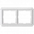 Рамка 2-постовая Schneider Electric Merten Antique/Artec MTN483219