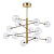 Подвесная люстра Ideal Lux Equinoxe SP12 Ottone Antico 200125