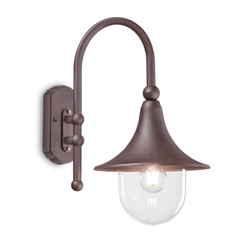 Уличный настенный светильник Ideal Lux Cima AP1 Coffee 246826 Уличный настенный светильник Ideal Lux Cima AP1 Coffee 246826