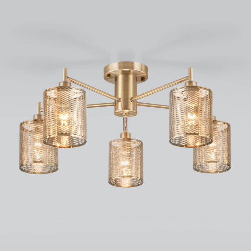 Подвесная люстра Eurosvet 70109/5 античная бронза