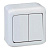 Переключатель двухклавишный на 2 направления Legrand Quteo 10A 250V IP44 белый 782301