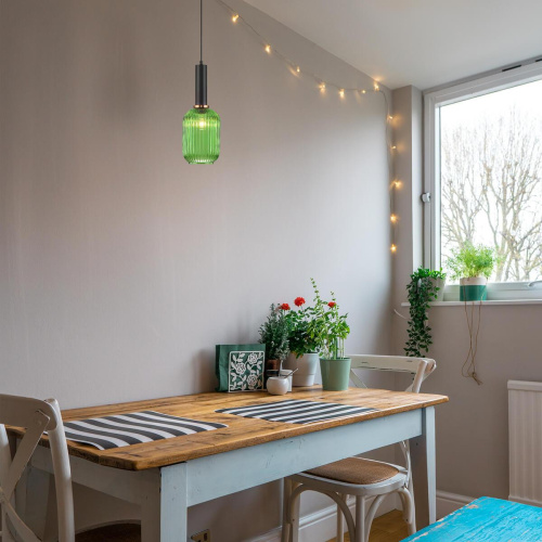 Подвесной светильник Eurosvet 50181/1 зеленый Подвесной светильник Eurosvet 50181/1 зеленый