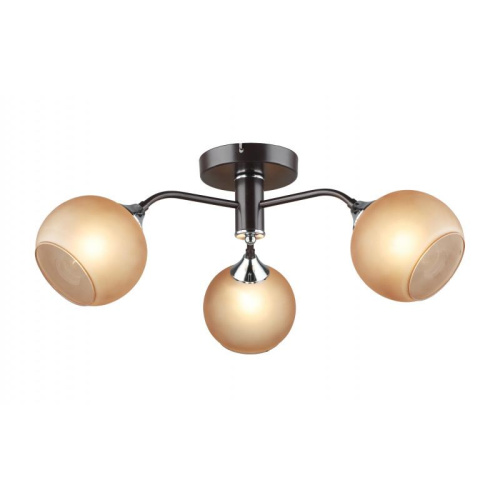 Потолочная люстра IMEX MD.5965-3-S-COFFEE+CR Потолочная люстра IMEX MD.5965-3-S-COFFEE+CR