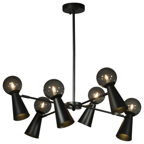 Подвесная люстра Loft IT Halley 10046/6 Black Подвесная люстра Loft IT Halley 10046/6 Black