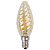 Лампа светодиодная филаментная ЭРА E14 7W 2700K золотая F-LED BTW-7W-827-E14 gold