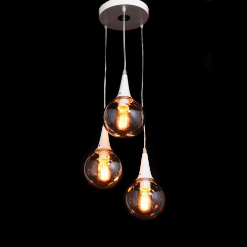 Подвесная люстра Lumina Deco Rocherro LDP 11192-3 WT Подвесная люстра Lumina Deco Rocherro LDP 11192-3 WT