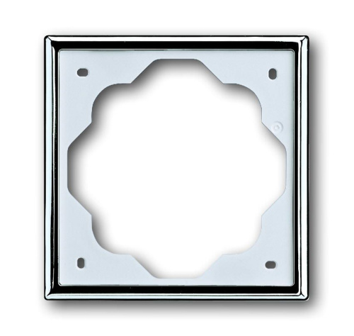 Рамка 1-постовая ABB Impuls хром 2CKA001754A4514