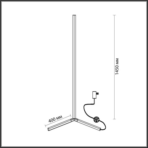 Торшер Odeon Light Hightech Fillini 4335/6FL