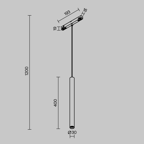 Трековый светильник Technical TR226-4-5WTW-M-DD2-B Трековый светильник Technical TR226-4-5WTW-M-DD2-B