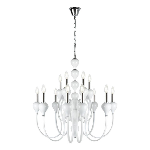 Подвесная люстра iLamp Lady 88003-8+4 WH Подвесная люстра iLamp Lady 88003-8+4 WH