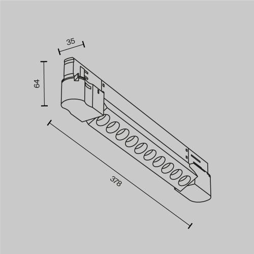 Трековый светильник Technical TR195-3-10W2.7K-M-W Трековый светильник Technical TR195-3-10W2.7K-M-W