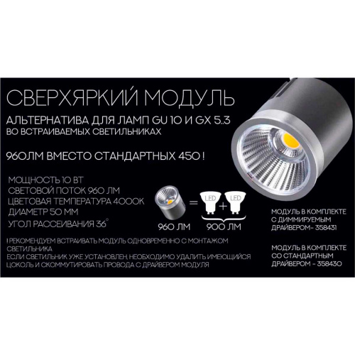 Светодиодный модуль Novotech Diod Diod 358430