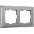 Рамка Werkel Antik на 2 поста матовый хром WL07-Frame-02 4690389145674