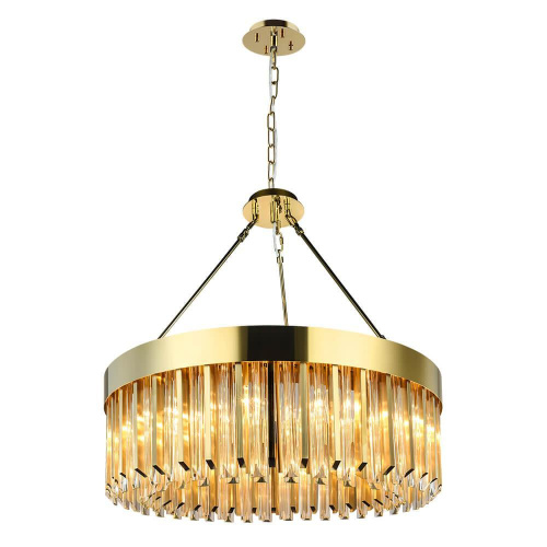 Подвесная люстра Lumien Hall Карре LH3056/12P-GDCG Подвесная люстра Lumien Hall Карре LH3056/12P-GDCG