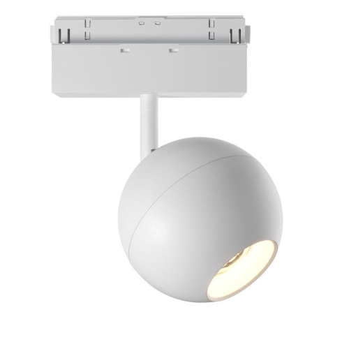 Трековый светодиодный светильник для магнитного шинопровода Maytoni Technical Ball TR028-2-15W3K-W Трековый светодиодный светильник для магнитного шинопровода Maytoni Technical Ball TR028-2-15W3K-W