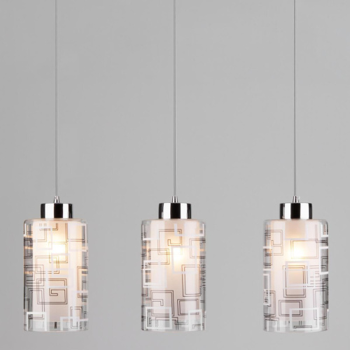 Подвесной светильник Eurosvet 50002/3 хром Подвесной светильник Eurosvet 50002/3 хром