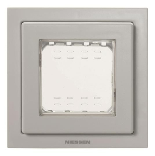 Рамка монтажная ITA 1-постовая ABB Zenit IP55 серый 2CLA327100N1701 Рамка монтажная ITA 1-постовая ABB Zenit IP55 серый 2CLA327100N1701
